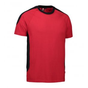 ID PRO WEAR T-shirt kontrast, rd, model 0302