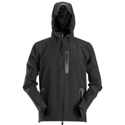 Snickers Flexiwork, vandtt softshelljakke med htte, model 1218