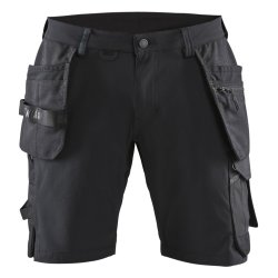 Blklder hndvrker shorts 4-vejs stretch, sort/mrkgr, model 1520 - RESTSALG