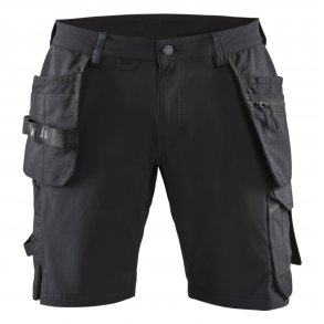 Blklder hndvrker shorts 4-vejs stretch, sort/mrkgr, model 1520 - RESTSALG