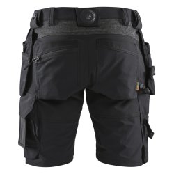 Blklder hndvrker shorts 4-vejs stretch, sort/mrkgr, model 1520 - RESTSALG