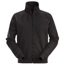 Snickers Sweatjakke med lynls, sort, 2886