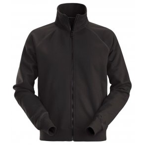 Snickers Sweatjakke med lynls, sort, 2886