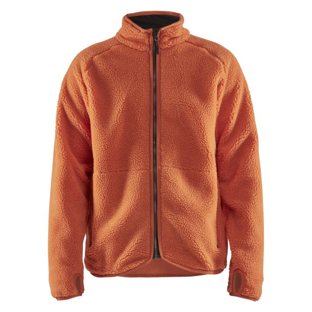 Blklder fiberpels jakke, orange, model 4729