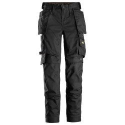 Snickers AllroundWork stretch dame arbejdsbuks med hylsterlommer, model 6247