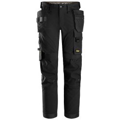 Snickers AllroundWork, arbejdsbukser i 4-vejs stretch med hylsterlommer, model 6275