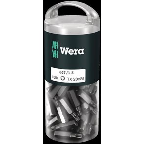 Wera Torx Bits DIY 867/1, 25mm, rr med 100 stk.