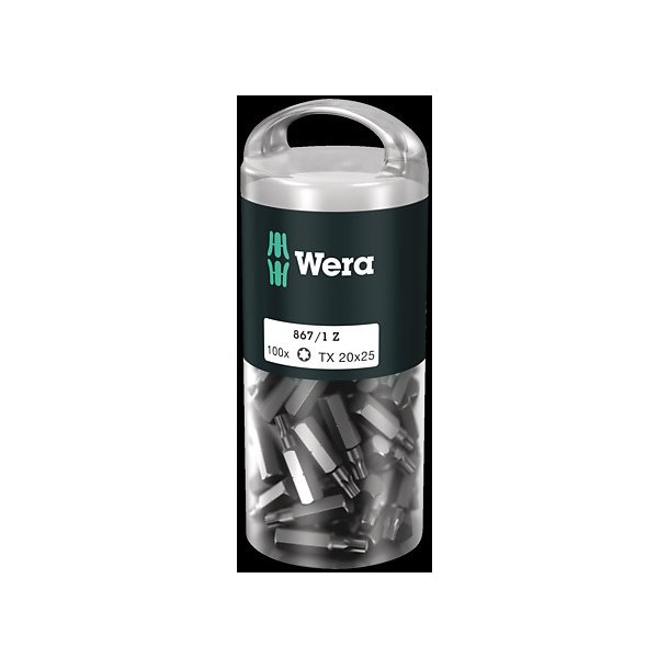 Wera Torx Bits DIY 867/1, 25mm, rr med 100 stk.