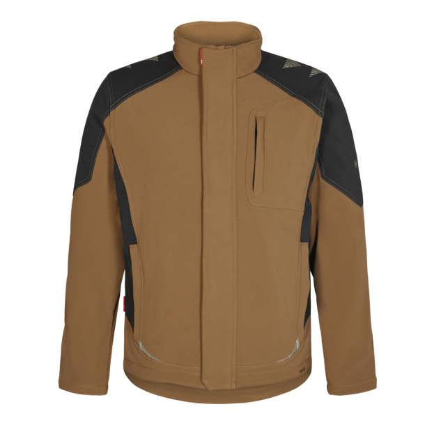 Engel Galaxy softshell jakke, 8810, Toffee Brown/antrazit - RESTSALG