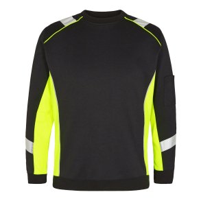 Engel Cargo sweatshirt, sort/gul, model 8871