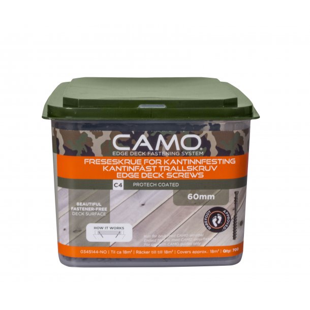 CAMO Skruer C4 - 4,0 x 60 mm
