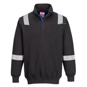 portwest FR710 - WX3 flammehmmende sweatshirt Sort