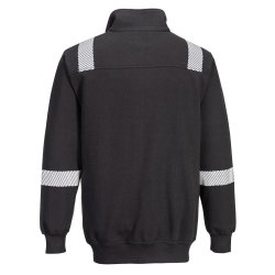 portwest FR710 - WX3 flammehmmende sweatshirt Sort